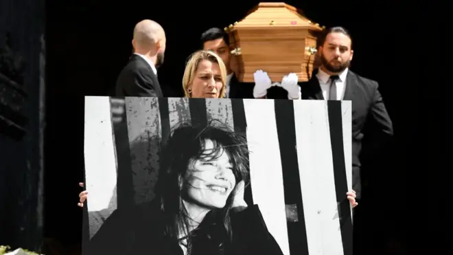 Jane Birkin's funeral
