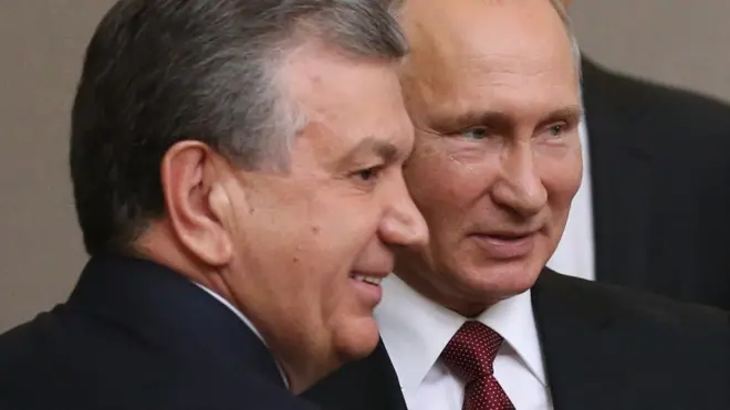 Путин ва Мирзиёев