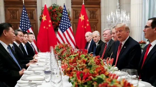 G 20 Zirvesi'nde bir araya gelen ABD ve Çin liderleri