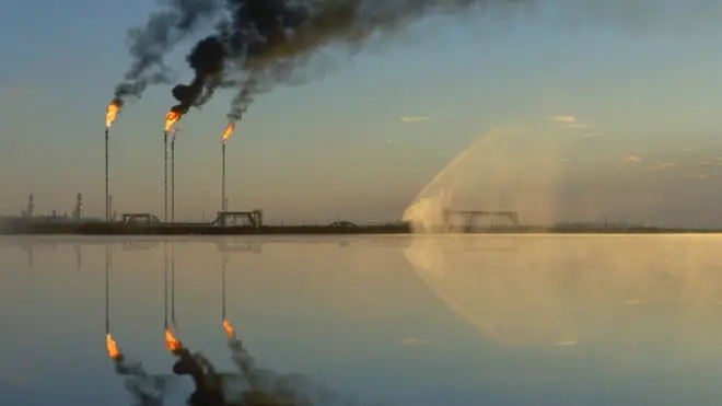 Нефтяное месторождение на Каспии