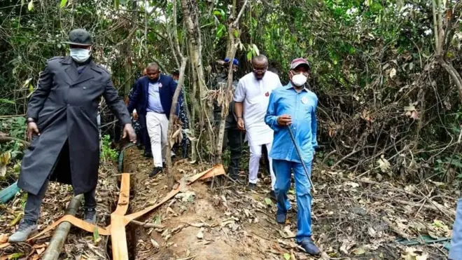 Govnor Wike on inspection