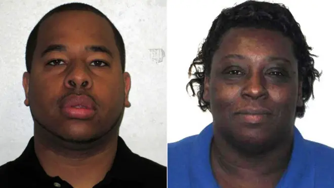 Justin Smith (left) and Veronica Darden had worked at the prison for a number of years