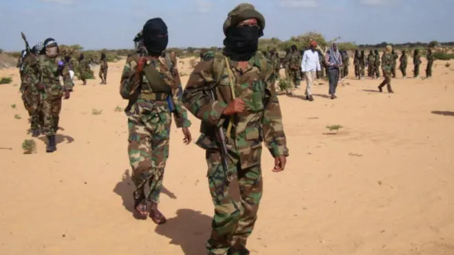 Former Al Shabab soldiers don dey surrender small, small