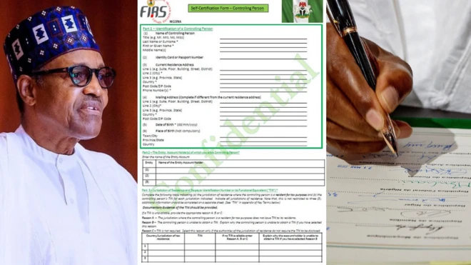 Self Certification form Nigeria