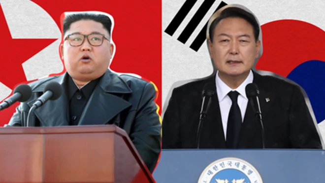 उत्तर कोरिया और दक्षिण कोरिया