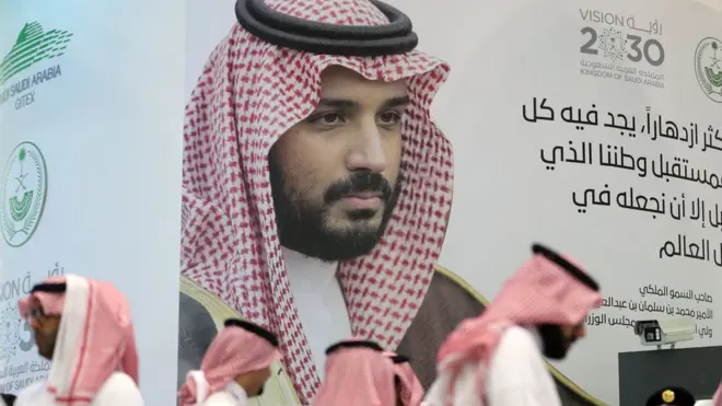 Стэнд Саудовской Аравии на международной выставке технологий в Дубае, 16 октября 2018