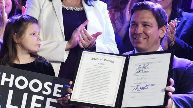 Ron DeSantis, gobernador de Florida