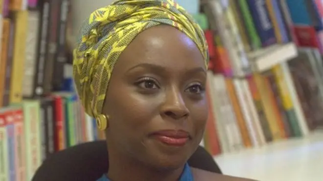 Nigerian writer Chimamanda Ngozi Adichie, whose book inspired #BeingFemaleInNigeria