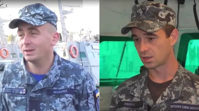 Командири захоплених МБАКів Богдан Небилиця та Роман Мокряк