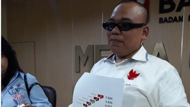 Koordinator Relawan IT Badan Pemenangan Nasional (BPN) Prabowo Subianto-Sandiaga Uno, Mustofa Nahrawardaya.