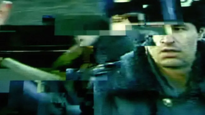 Una imagen pixelada de un ruso