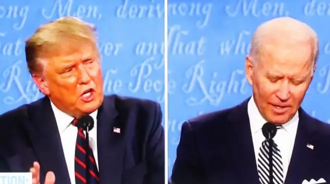 Con más de 70 interrupciones, ataques personales y pocas propuestas, se realizó el primer debate televisado entre los dos candidatos a la presidencia de EE.UU.