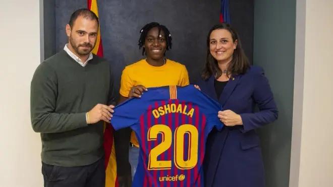 Female footballer Assisat Oshoala