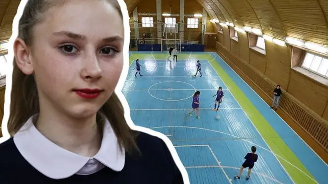 Женя - участница чемпионата мира по футболу среди детей-сирот.