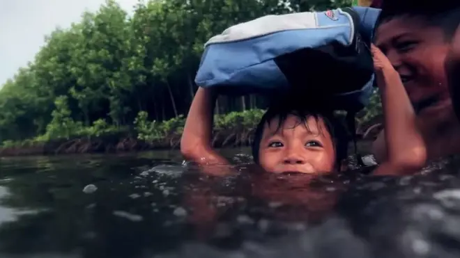 What if your daily commute meant swimming through mangroves?