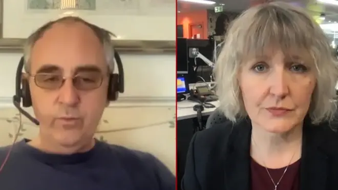 Британський оглядач Едвард Лукас та Ірена Таранюк