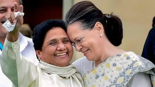 मायावती और सोनिया गांधी