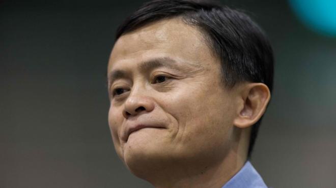 This file photo taken on February 2, 2015 shows Chinese billionaire and Alibaba founder Jack Ma attending a forum in Hong Kong