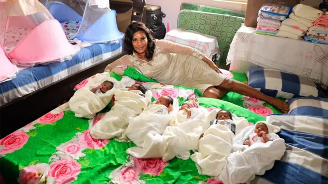 Bayelsa Sextuplets and dia mama