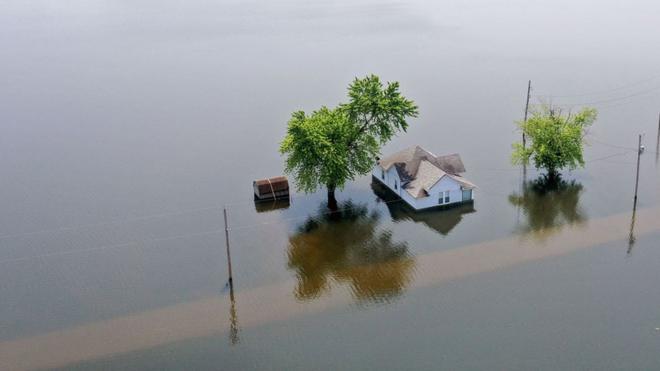 Flooding in Missouri, USA