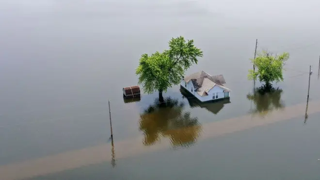 Flooding in Missouri, USA