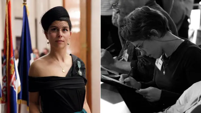 Витешкиње уметнице: ТКВ (лево) и Јана Адамовић (десно)