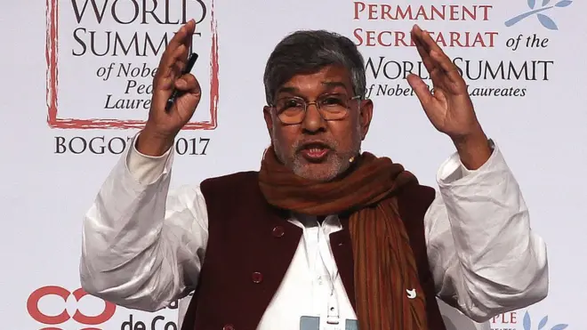 Кайлаш Сатьяртхи получил Нобелевскую премию мира в 2014 году