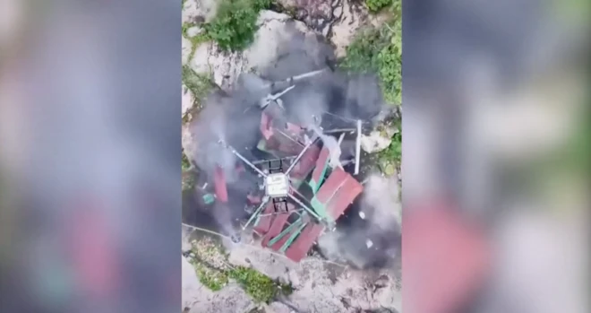 تصاویری از حمله پهپادی تایلند به مواضع نظامی کامبوج پیش از گفتگوهای صلح