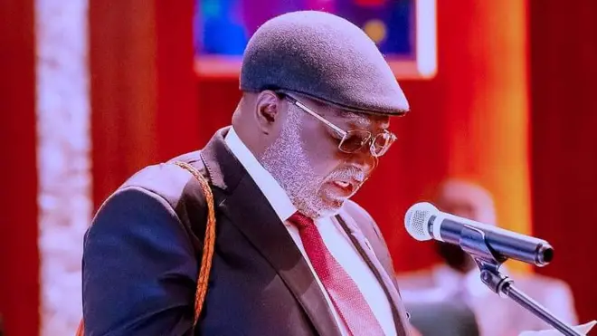 Di swearing-in ceremony for Justice Ariwoola as acting CJN