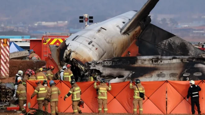 የደቡብ ኮሪያ አውሮፕላን አደጋ