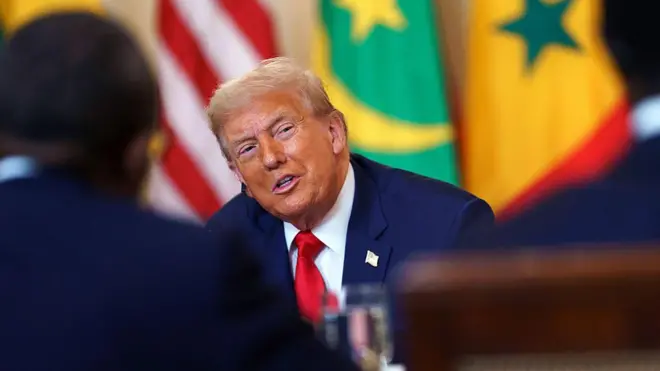 Donald Trump habla con presidentes de África Occidental