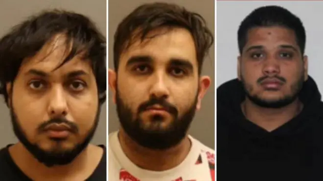 डावीकडून उजवीकडे- करणप्रीत, करण ब्रार आणि कमलप्रीत