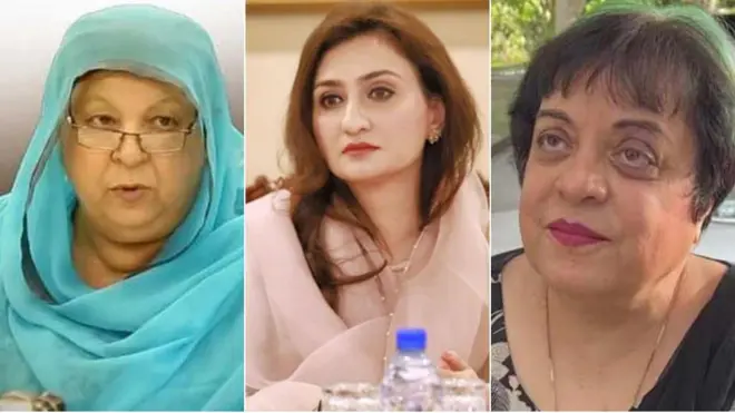 shireen mazari, malika bukhari