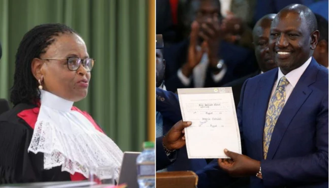 Supreme Court verdict: Judges of supreme court uphold William Ruto as Kenya President-elect - Martha Koome