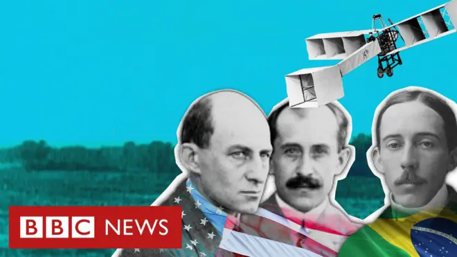 Irmãos Wright, Santos Dumont e o 14-Bis