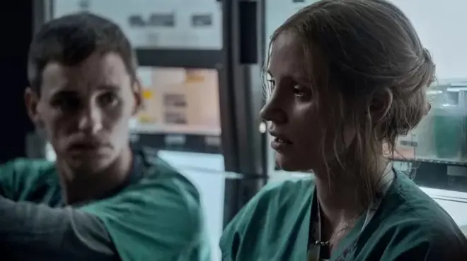 Amy (jouée par Jessica Chastain) dans une séquence du film.