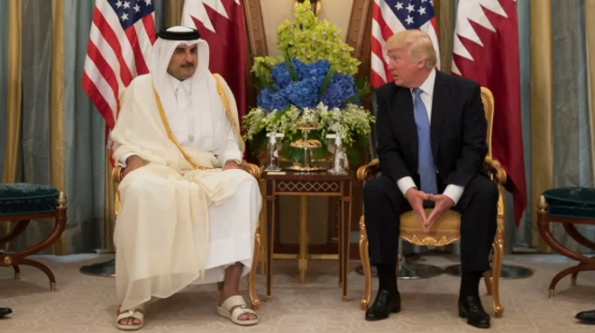 ترامب وتميم 