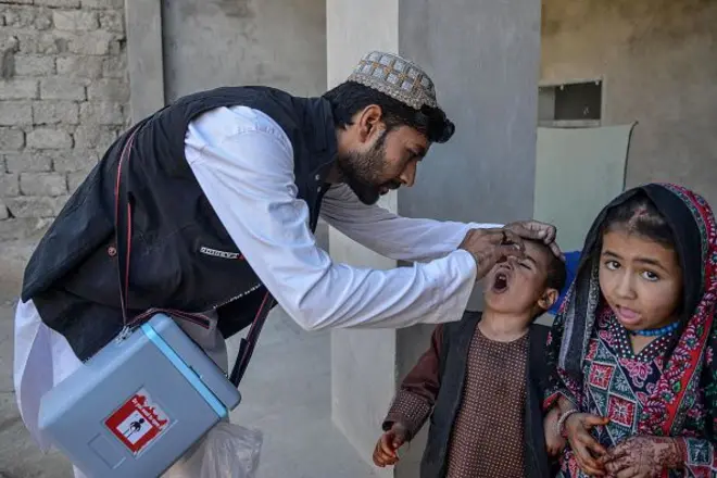 افغانستان کې د ګوزڼ ضد واکسیناسیون