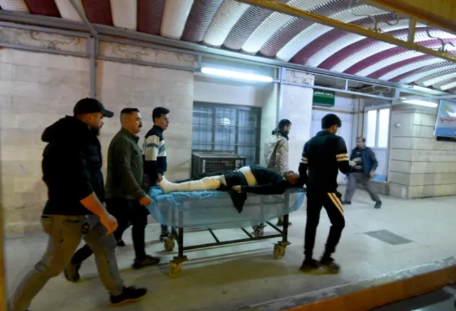 عضو في الحشد الشعبي نقل إلى المستشفى بعد إصابته في القصف