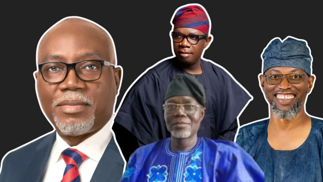 Collage fotos of di main candidates