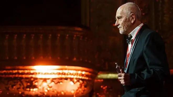 Євген Сивокінь на врученні премії