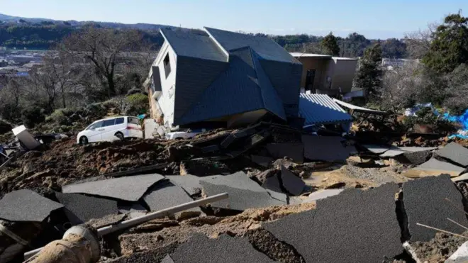 Землетрясение на полуострове Ното