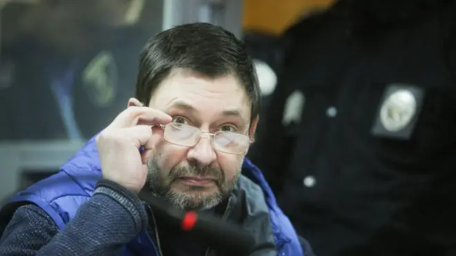 Кирило Вишинський під час засідання у Подільському районному суді Києва, 26 березня 2019 року.