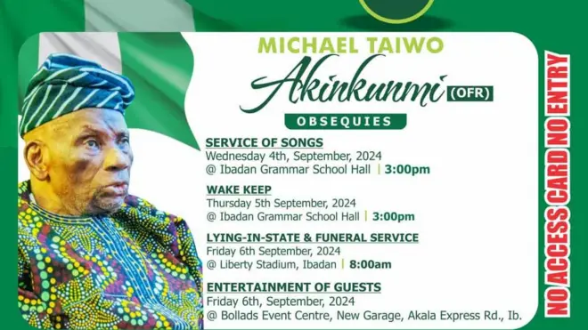 Ilana isinku Alagba Taiwo Akinkunmi