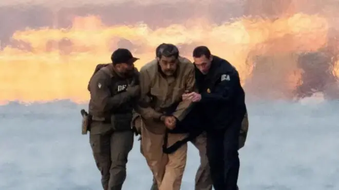 မာဒူရိုနဲ့ သူ့ဇနီးတို့ကို အမေရိကန်တပ်ဖွဲ့တွေက ဇန်နဝါရီလမှာ ဖမ်းဆီးခဲ့တာဖြစ်ပြီး နယူးယောက်က အကျဥ်းထောင်တစ်ခုဆီ လွှဲပြောင်းခဲ့ပါတယ်