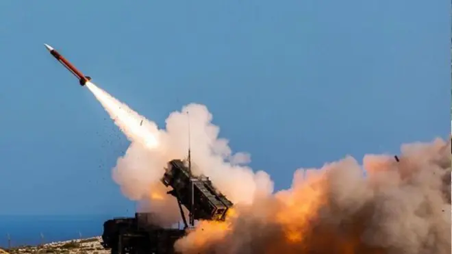 Запуск ракети з комплексу Patriot під час навчань НАТО у 2017 році.