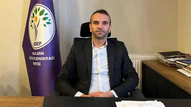 Halkların Eşitlik ve Demokrasi Partisi (HEDEP) İstanbul İl Eş Başkanı Murat Kalmaz