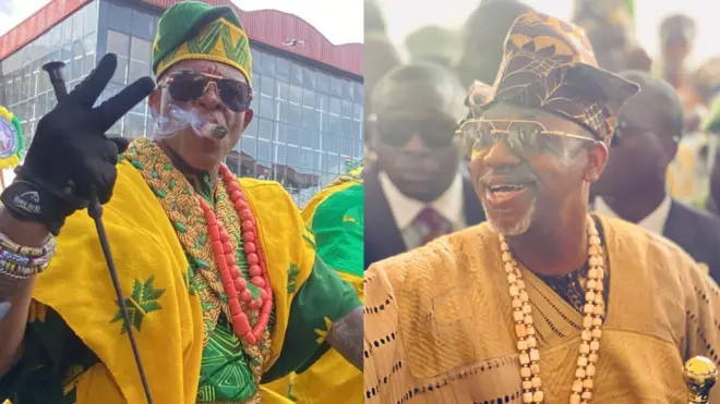 Aworan gomina ipinlẹ Ogun, Ọmọba Dapo Abiodun ati Faruq Oreagba nibi ọdun Ojude Oba