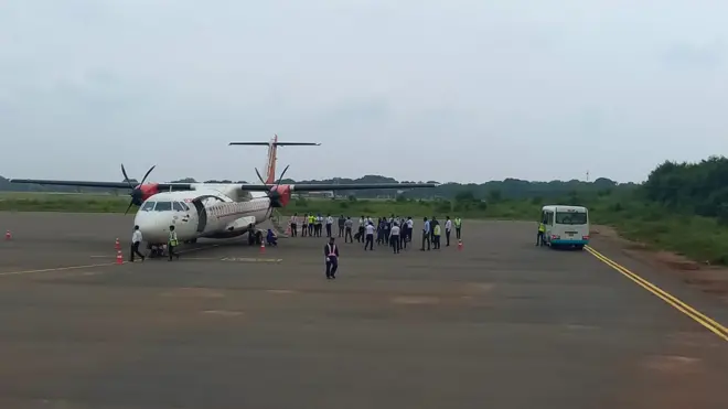 චෙන්නායි සිට පලාලි දක්වා නව ගුවන් ගමන් සේවා ආරම්භ කළ අයුරු