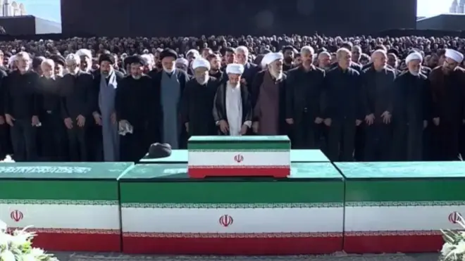 مراسم جنازه خامنه‌ای